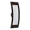 Besa Lighting Sail Sconce, Opal Matte with Bronze faceplate, Bronze Finish, 2x40W Incandescent SAIL17SW-BR - alternate 1